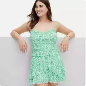 Diane Von Furstenberg Strappy Mesh Sea Twig Mini Dress x Target‎